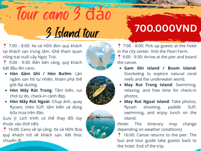 Tour 3 đảo Phú Quốc bằng cano siêu tốc